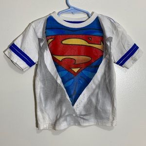 Vintage Superman DC Comics  Logo T-shirt White size S(4)